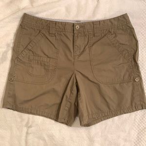 Tommy Hilfiger Khaki Green Shorts - Size 10